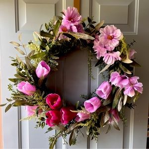 Spring Floral Wreath